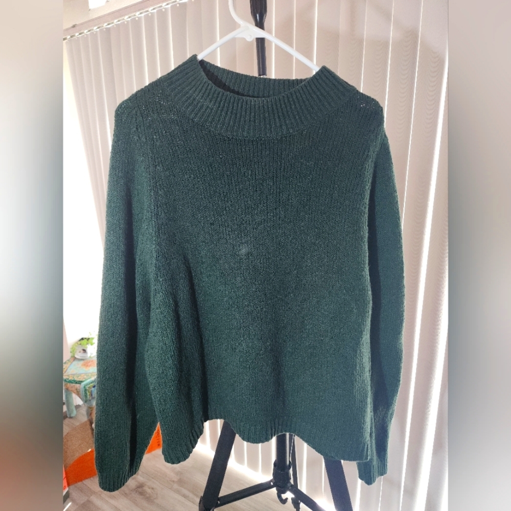 Knitted Green Sweater
